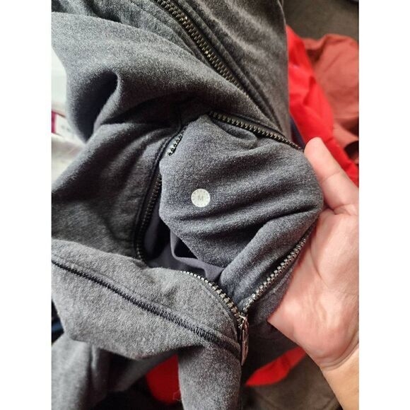 Men's Lululemon Cross Cut Hoodie gray M - Picture 6 of 6